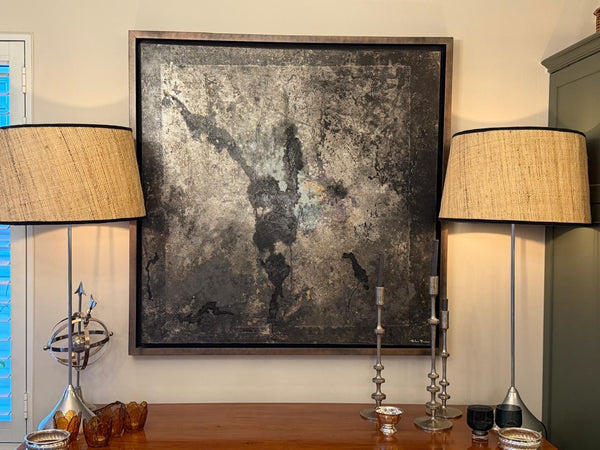 Untitled, shown in a room for scale