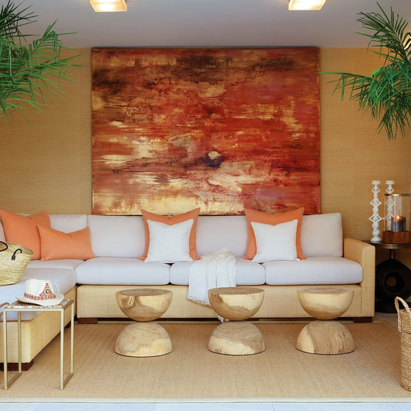Ember Coast, shown in a room for scale