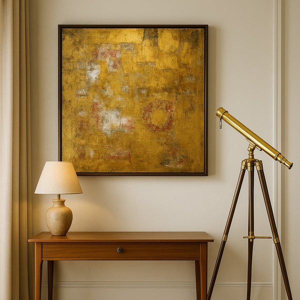 Gilt, shown in a room for scale