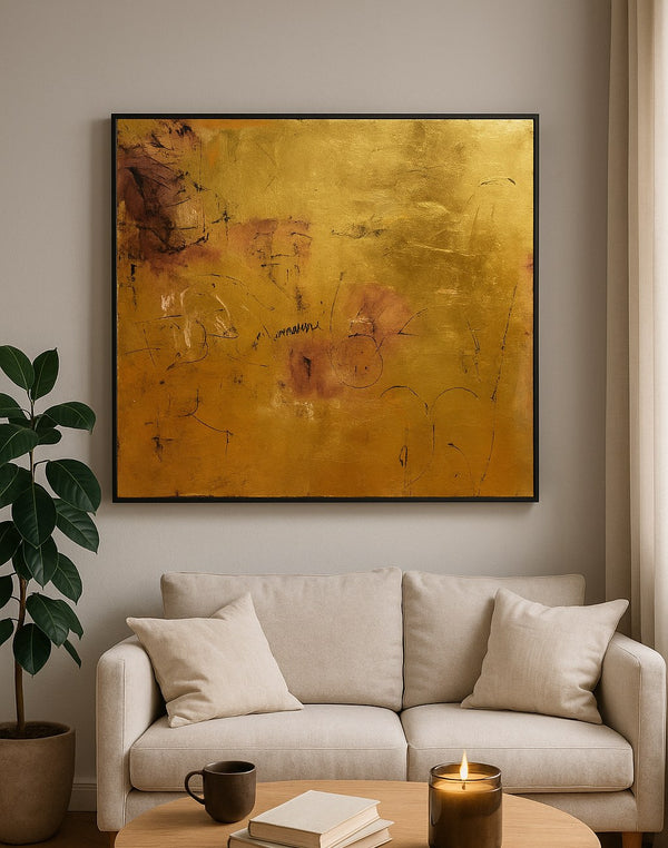 Ochre Light, shown in a room for scale