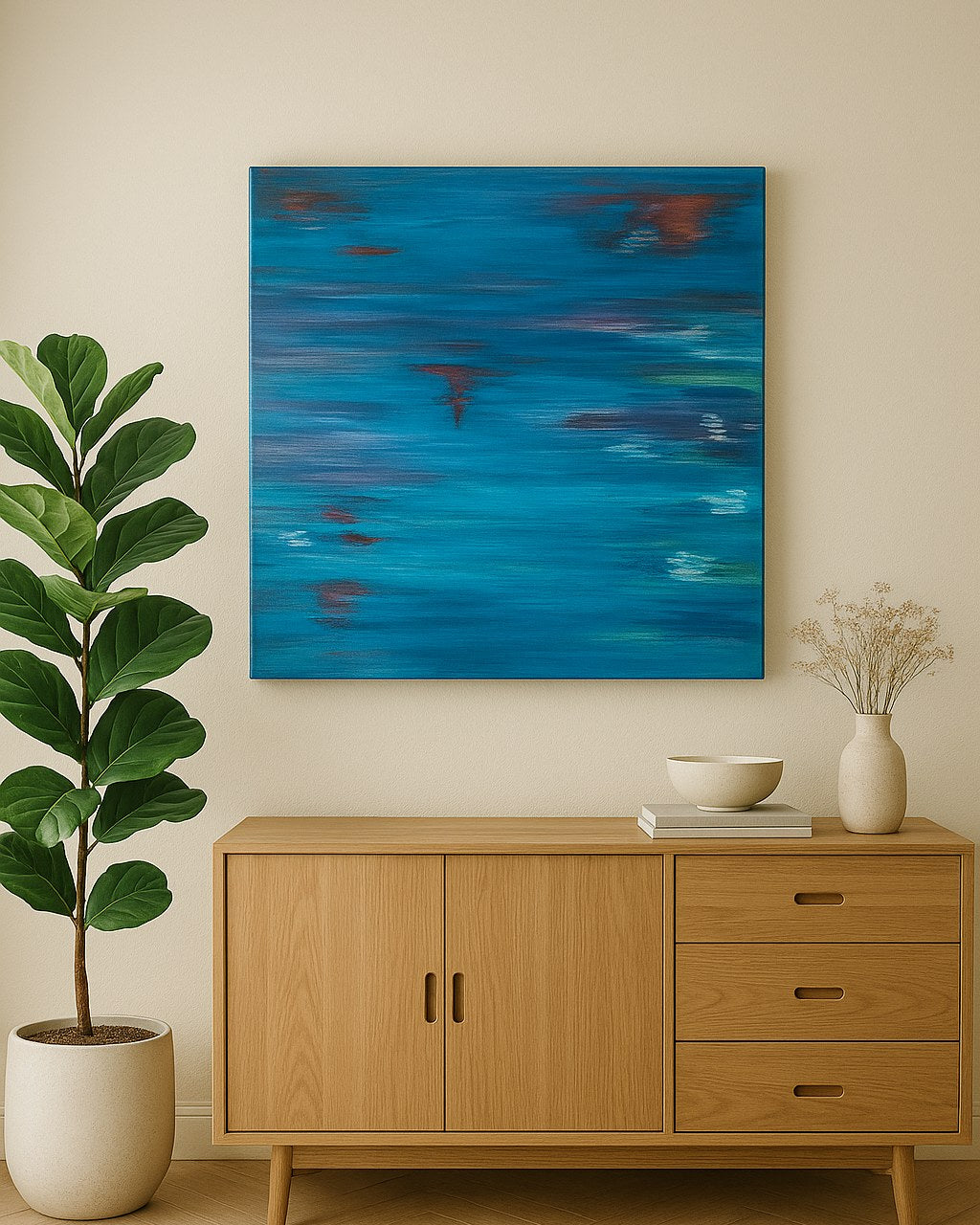 Tidal, shown in a room for scale